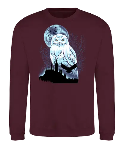 Snowy Owl - Snow, Owl, Winter, Bird - Sweatshirt