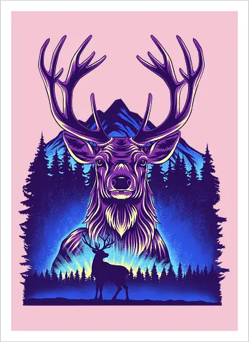 Winter Deer