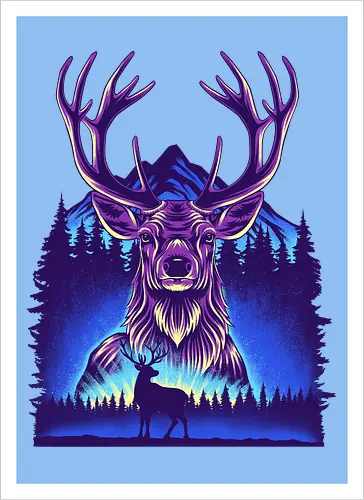 Winter Deer