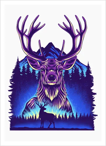 Winter Deer