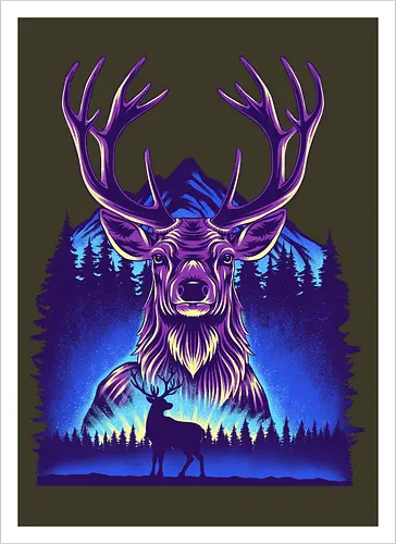 Winter Deer