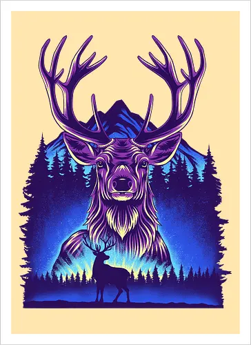 Winter Deer