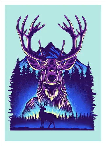 Winter Deer
