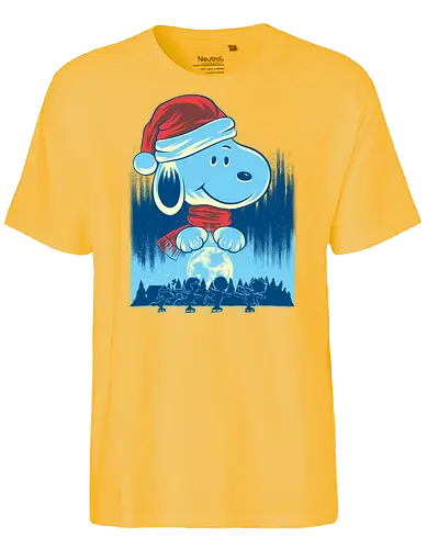 Winter is Here - dog, winter, peanut, ice - Fairtrade T-Shirt