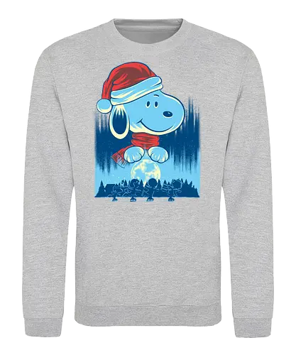Winter is Here - dog, winter, peanut, ice - Sweatshirt