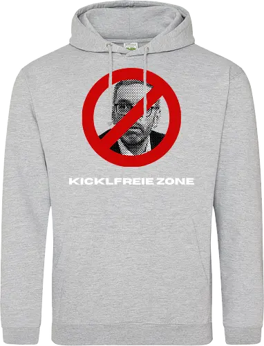 Kicklfreie Zone Weisse Schrift