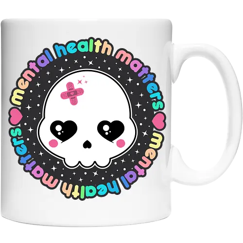Mental Health Matters Skull