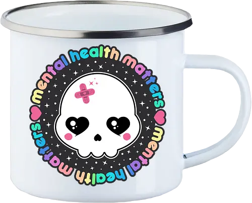 Mental Health Matters Skull
