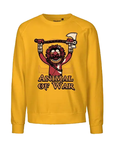 Animal of War Game - Retro, Retro Vintage, Vintage, Barbarian, Greek Mythology, Greek, Norse, Puppets, Puppet, Tv Show, Video Games, Video Game, Game, Classic - Fairtrade Sweatshirt