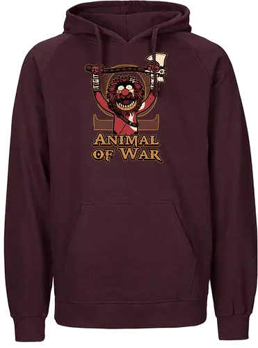 Animal of War Game - Retro, Retro Vintage, Vintage, Barbarian, Greek Mythology, Greek, Norse, Puppets, Puppet, Tv Show, Video Games, Video Game, Game, Classic - Fairtrade Hoodie