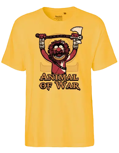 Animal of War Game - Retro, Retro Vintage, Vintage, Barbarian, Greek Mythology, Greek, Norse, Puppets, Puppet, Tv Show, Video Games, Video Game, Game, Classic - Fairtrade T-Shirt