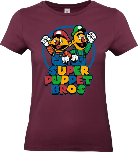 Puppet Bros Game - Puppets, Puppet, Tv Show, Video Games, Video Game, Game, Classic, Retro, Retro Vintage, Vintage, brother, brothers - Standard T-Shirt (Women)