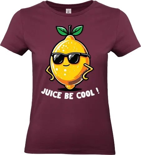 Juice Be Cool - lemon, cartoon, cool, sunglasses, character, confident, fun, playful, graphic - Standard T-Shirt (Women)
