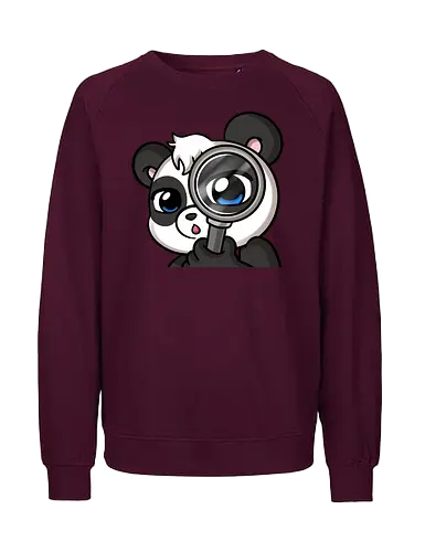 look, panda - Fairtrade Sweatshirt