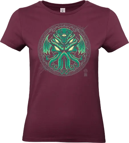 Great Cthulhu 2.0 - Cthulhu, horror, eldritch, hp lovecraft, lovecraftian, cryptids, fantasy, dark, black - Standard T-Shirt (Women)
