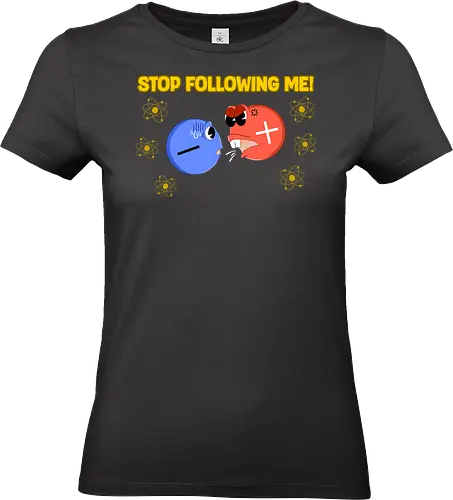 Subatomic Misunderstandings (Subatomare Missverständnisse) - Wissenschaft, Physik, Chemie, Proton, Elektron, Atom, Quantenphysik, Nerd, witzig, Humor, Schuldesign, Lehrer, Studenten, Periodensystem, Retro, Meme, Sarkasmus, Geek, lustig, Cartoon, kawaii - Standard T-Shirt (Women)