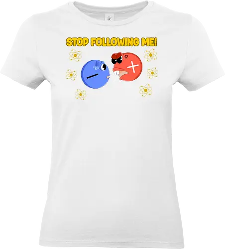 Subatomic Misunderstandings (Subatomare Missverständnisse) - Wissenschaft, Physik, Chemie, Proton, Elektron, Atom, Quantenphysik, Nerd, witzig, Humor, Schuldesign, Lehrer, Studenten, Periodensystem, Retro, Meme, Sarkasmus, Geek, lustig, Cartoon, kawaii - Standard T-Shirt (Women)