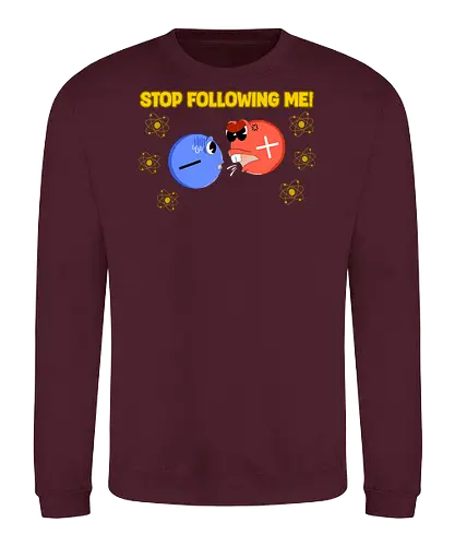 Subatomic Misunderstandings (Subatomare Missverständnisse) - Wissenschaft, Physik, Chemie, Proton, Elektron, Atom, Quantenphysik, Nerd, witzig, Humor, Schuldesign, Lehrer, Studenten, Periodensystem, Retro, Meme, Sarkasmus, Geek, lustig, Cartoon, kawaii - Sweatshirt