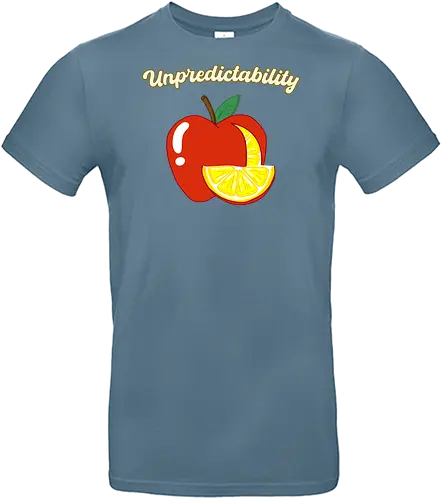 Unpredictability (Unvorhersehbarkeit) - Kunst, Boho, minimalistisch, Frucht, Apfel, Zitrone, Surrealismus, kreativ, unvorhersehbar, einzigartig, inspirational, boho, cute, decor, Design, Ästhetik, Humor, Illustration, modern, verspielt, Überraschung, Trend, Inspiration, symbolisch, motivation, motivational, inspiration - Standard T-Shirt