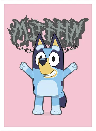 Bluey metal