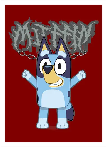 Bluey metal