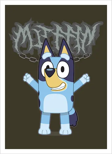 Bluey metal