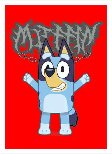 Bluey metal
