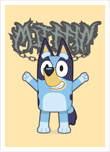 Bluey metal