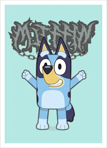 Bluey metal
