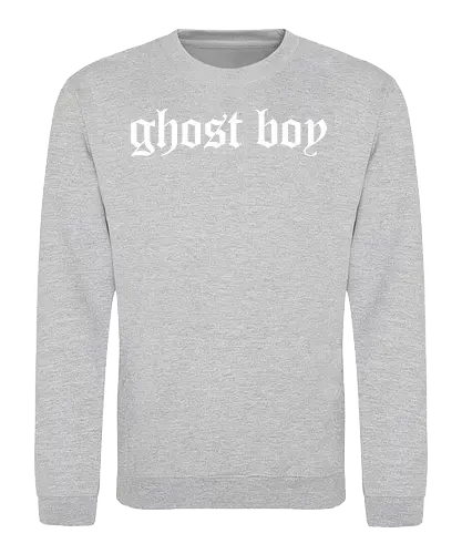 Ghost Boy 🖤 - Ghost Girl, Dark, Aesthetic - Sweatshirt