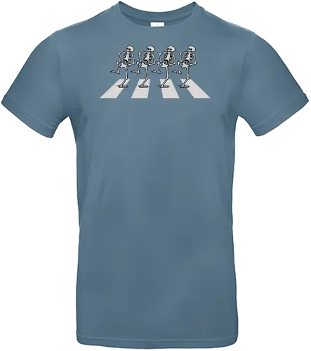 Bony Road! - the-skeleton-dance, silly-symphonies, public-domain, funny, dance, skull, nostalgia, retro, music, the-beatles - Standard T-Shirt