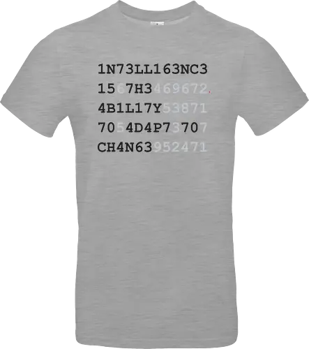 intelligence schwarze Schrift