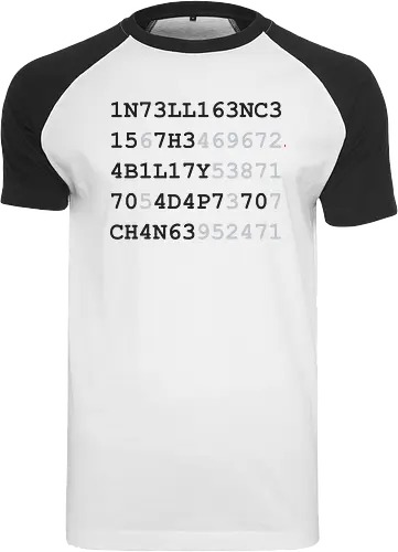 intelligence schwarze Schrift