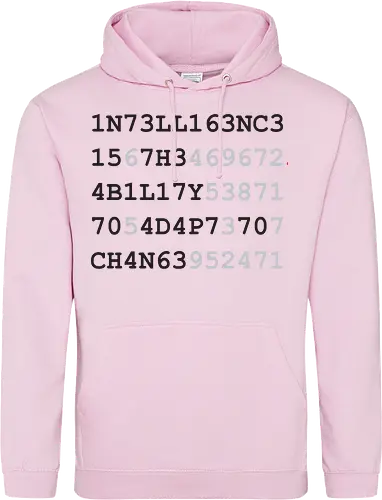 intelligence schwarze Schrift