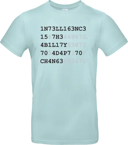 intelligence schwarze Schrift