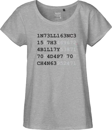 intelligence schwarze Schrift