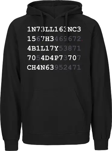 Intelligence weiße Schrift