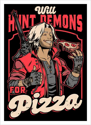 Devil Hunter Game Pizza