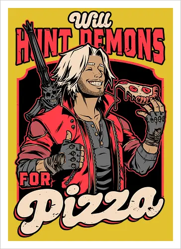 Devil Hunter Game Pizza