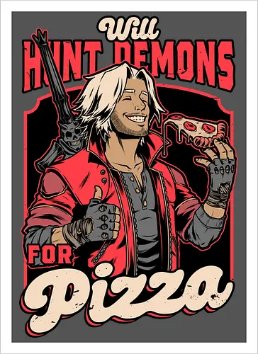 Devil Hunter Game Pizza