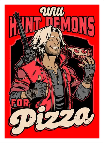Devil Hunter Game Pizza