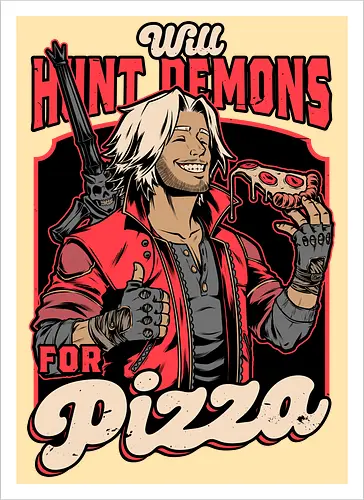 Devil Hunter Game Pizza