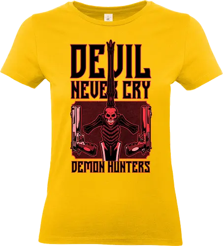 Devil Hunter Weapons - Devil, Cry, Demon, Dante, Video Games, Video Game, Games, Game, Hack And Slash, Rpg, Fantasy, Adventure, Sword, Demons, guns, gun, weapons - Standard T-Shirt (Women)