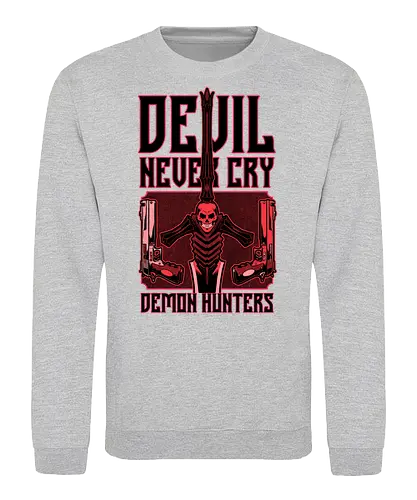 Devil Hunter Weapons - Devil, Cry, Demon, Dante, Video Games, Video Game, Games, Game, Hack And Slash, Rpg, Fantasy, Adventure, Sword, Demons, guns, gun, weapons - Sweatshirt