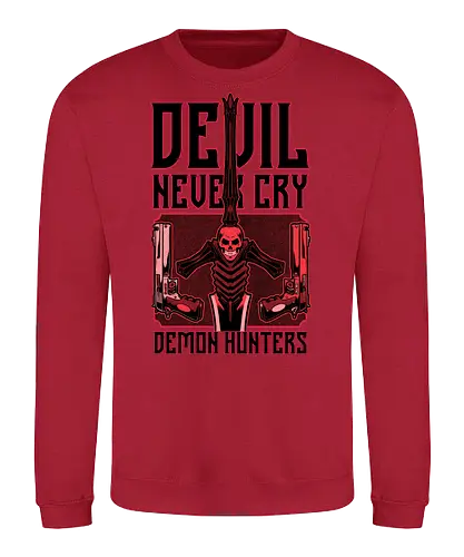 Devil Hunter Weapons - Devil, Cry, Demon, Dante, Video Games, Video Game, Games, Game, Hack And Slash, Rpg, Fantasy, Adventure, Sword, Demons, guns, gun, weapons - Sweatshirt