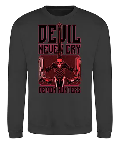 Devil Hunter Weapons - Devil, Cry, Demon, Dante, Video Games, Video Game, Games, Game, Hack And Slash, Rpg, Fantasy, Adventure, Sword, Demons, guns, gun, weapons - Sweatshirt