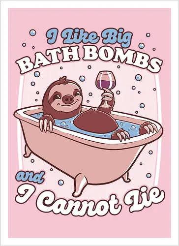 Relax Sloth Bubble Bathtub