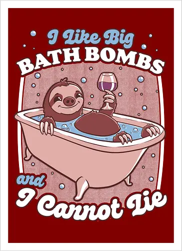 Relax Sloth Bubble Bathtub