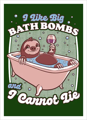 Relax Sloth Bubble Bathtub
