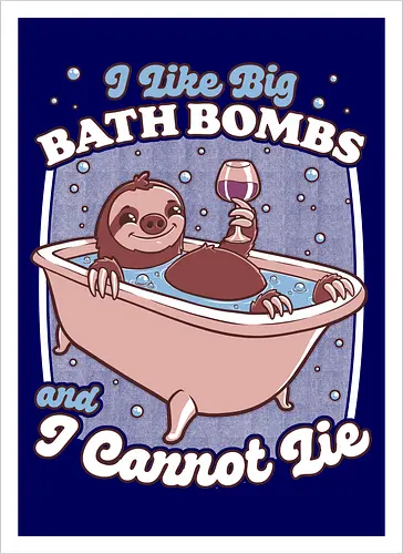 Relax Sloth Bubble Bathtub